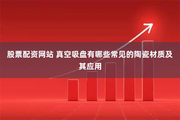 股票配资网站 真空吸盘有哪些常见的陶瓷材质及其应用